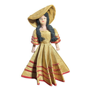 Vintage - Novelty Straw Doll -- Collectable